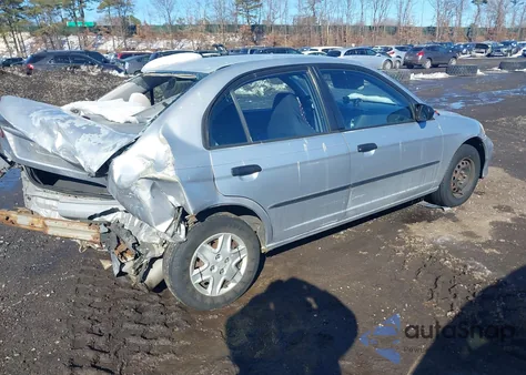 2004 Honda Civic Vp z USA, uszkodzony, nr VIN 2HGES16304H565049